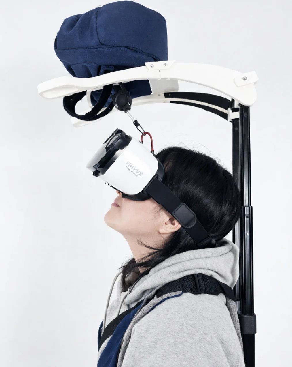 Wearing and using the HMD system