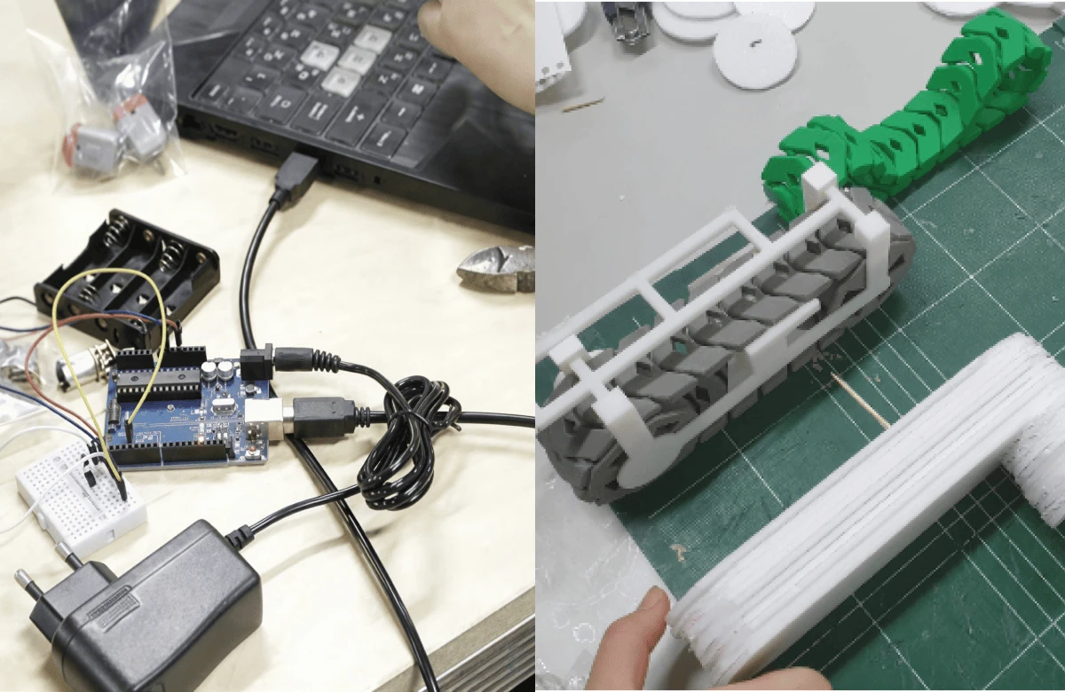 Hardware prototyping and mechanism testing process
