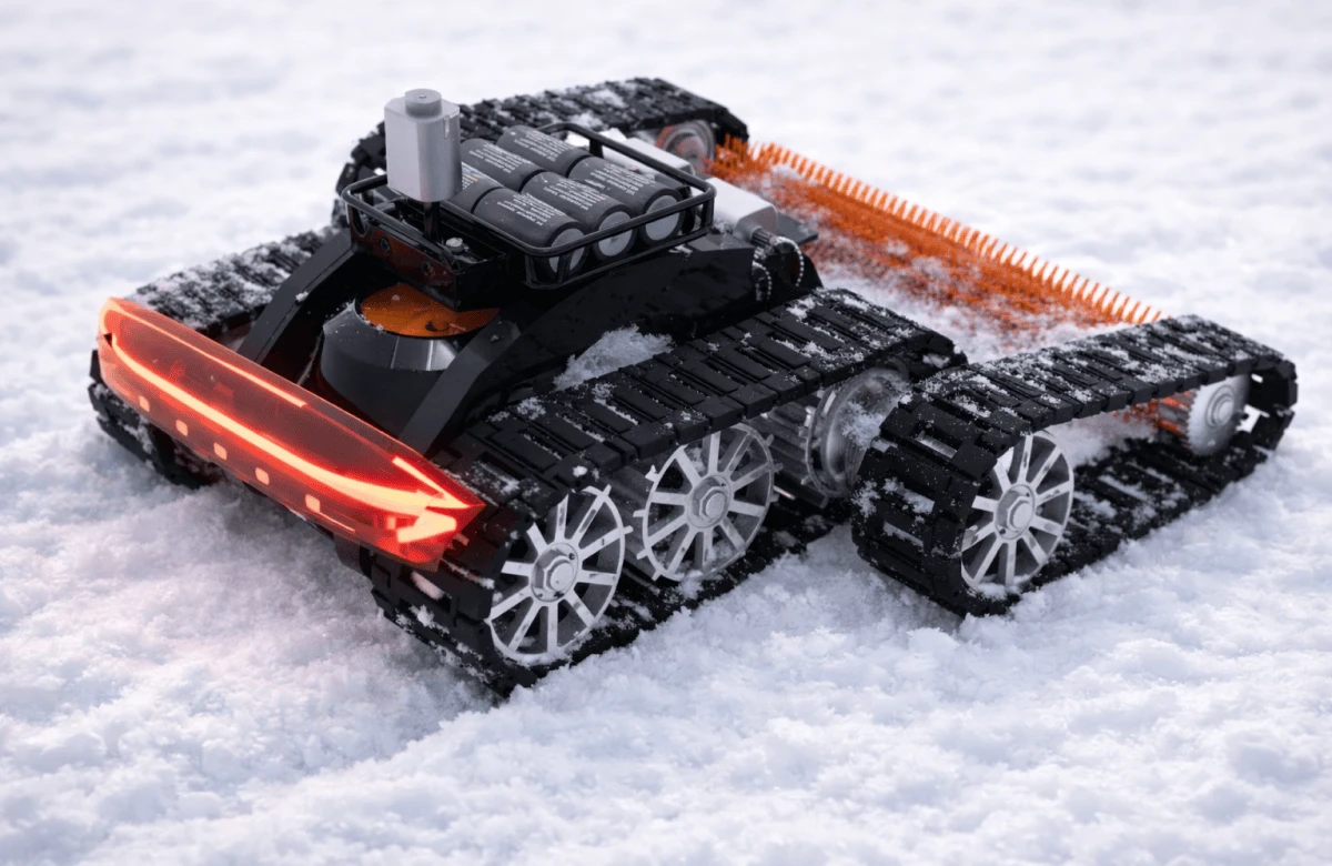 Internal structure (lighting and tracked wheels)